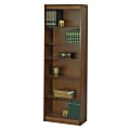 Safco® WorkSpace® Wood Veneer Baby Bookcase, 6 Shelves, Cherry