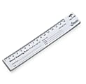 Medline Educare® Paper Wound Rulers, 7 1/2"H x 1 1/8"W x 1/8"D, Black/White, 25 Rulers Per Pad, Pack Of 10 Pads 1 thumbnail image