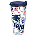 Tervis NFL All-Over Tumbler With Lid, 24 Oz, New England Patriots 1 thumbnail image