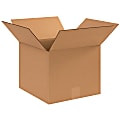 Partners Brand Corrugated Boxes, 12"L x 12"W x 10"H, Kraft, Pack Of 25