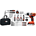 Black+Decker 20V MAX Lithium Drill/Driver & 68-Piece Project Kit With Carrying Case, Multicolor 1 thumbnail image