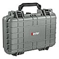 eylar Polypropylene SA00010 Compact Waterproof And Shockproof Gear And Camera Hard Case With Foam Insert, 8-3/8”H x 11-11/16”W x 3-13/16”D, Gray