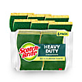 Scotch-Brite™ 426 Heavy-Duty Scrub Sponges, Green, Pack Of 6 Sponges