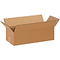 Partners Brand Long Corrugated  Boxes, 14"L x 6"H x 4"W, Kraft, Pack Of 25
