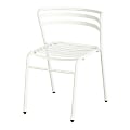 Safco® CoGo™ Indoor/Outdoor Chair, White, Set Of 2