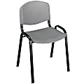 Safco® Stack Chairs, Charcoal, Set Of 4 1 thumbnail image