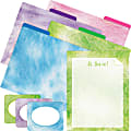 Barker Creek Get Organized File Folder Set, 1/3-Cut Tab, Letter Size, Lime Tie-Dye, Set Of 107 Pieces 1 thumbnail image