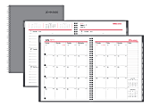 Office Depot® Weekly/Monthly Academic Planner, 8-1/2" x 11", 30% Recycled, Gray, July 2019 to June 2020
