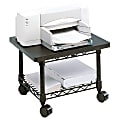 Safco® Under-Desk Printer/Fax Stand, Black 1 thumbnail image