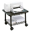 Safco® Under-Desk Printer/Fax Stand, Black