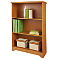 Realspace® Magellan Collection 3-Shelf Bookcase, Honey Maple