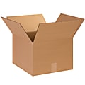 Partners Brand Corrugated Boxes, 14" x 14" x 10", Kraft, Pack Of 25