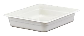 Cambro Camwear GN 1/2 Size 2" Food Pans, 2”H x 10-1/2”W 12-3/4”D, White, Set Of 6 Pans 1 thumbnail image