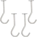Range Kleen C60- Sliding Pot Rack Hooks- Chrome- Pack of 4 - Chrome - 4 / Pack