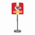 Imperial NFL Table Accent Lamp, 8”W, Kansas City Chiefs