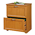 Realspace® Magellan 23-1/2"W x 16-1/2"D Lateral 2-Drawer File Cabinet, Honey Maple