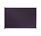 Quartet® Porcelain Black Magnetic Chalkboard, 24" x 36", Silver Aluminum Frame 1 thumbnail image