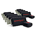 Centon DataStick Pro USB 2.0 Flash Drives, 2GB, Sport Black, Pack Of 10 Flash Drives, DSW2GB10PK