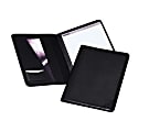 Samsill Sterling Letter Pad Folio - 8 1/2" x 11" - Vinyl - Black - 1 Each 1 thumbnail image