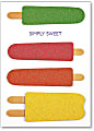 Viabella Blank Note Greeting Card, Simply Sweet, 5" x 7", Multicolor 1 thumbnail image