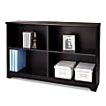 Realspace® Magellan 29"H 2-Shelf Sofa Bookcase, Espresso