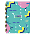 TF Publishing Medium Weekly/Monthly Planner, 6" x 8", Retro Design, July 2022 To June 2023