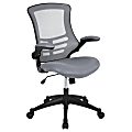 Flash Furniture Ergonomic Mid-Back Mesh Drafting Chair, Gray