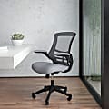 Flash Furniture Ergonomic Mid-Back Mesh Drafting Chair, Gray