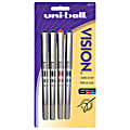 uni-ball® Vision™ Liquid Ink Rollerball Pens, 0.2 mm, Microtip Point, Assorted Barrel, Assorted Ink, Pack Of 4 1 thumbnail image