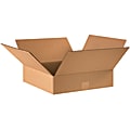 Partners Brand Flat Corrugated  Boxes, 16" x 16" x 4", Kraft, Pack Of 25 1 thumbnail image