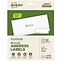 Avery® EcoFriendly Recycled Labels, Rectangle, 1" x 2-5/8", Matte White, Pack Of 300 1 thumbnail image