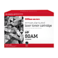 Office Depot® Brand Remanufactured Black Toner Cartridge Replacement For HP 80AM