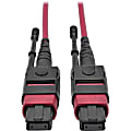 Eaton Tripp Lite Series 100G MTP/MPO Multimode OM4 Plenum-Rated Fiber Optic Cable (F/F), 12 Fiber, 40/100GBAS - N84502M12MG 1 thumbnail image