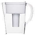 Brita® Space Saver 6-Cup Water Filter Pitcher, White