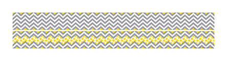 Barker Creek Double-Sided Straight-Edge Border Strips, 3" x 35", Chevron, Pack Of 12