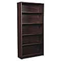 Lorell® Prominence 2.0 60"H 5-Shelf Bookcase, Espresso 1 thumbnail image