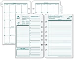 FranklinCovey® Original Design™ Planner Refill, 5 1/2" x 8 1/2", 30% Recycled, 2 Pages Per Day, January-December 2016