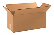 Partners Brand Long Corrugated Boxes, 18" x 8" x 8", Kraft, Pack Of 25