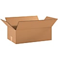 Partners Brand Corrugated Boxes, 18" x 10" x 6", Kraft, Pack Of 25