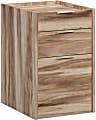 Sauder® Bergen Circle Commercial 19"D Vertical 3-Drawer Mobile File Cabinet, Kiln Acacia 1 thumbnail image