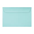 LUX Booklet 6" x 9" Envelopes, Peel & Press Closure, Seafoam, Pack Of 500