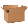 Partners Brand Corrugated Printer's Boxes, 18" x 12" x 10", Kraft, Pack Of 25