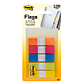 Post-it® Flags, Rio de Janiero, 1/2" x 1 3/4", Assorted Colors, 20 Sheets Per Pad, Pack Of 5 Pads