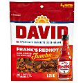 David Frank's Red Hot Sunflower Seeds, 5.25 Oz, Pack Of 12 Snack Bags