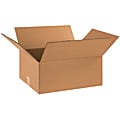 Partners Brand Corrugated Boxes, 18" x 14" x 8", Kraft, Pack Of 20
