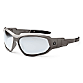 Ergodyne Skullerz® Safety Glasses, Loki, Matte Gray Frame, Indoor/Outdoor Lens