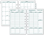 FranklinCovey® Original Design™ Planner Refill, 5 1/2" x 8 1/2", 30% Recycled, 2 Pages Per Week, January-December 2016