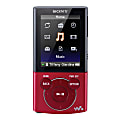 Sony® E Series Walkman® Video MP3 Player, 8GB, Red 1 thumbnail image