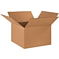 Partners Brand Corrugated Boxes, 18" x 18" x 12", Kraft, Pack Of 20