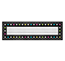 Teacher Created Resources Flat Name Plates, 3 1/2" x 11 1/2", Chalkboard Brights, 36 Plates Per Pack, Case Of 5 Packs 1 thumbnail image